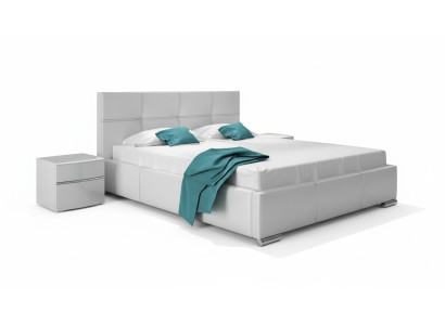 Bettrahmen Design Doppel Hotel Modern Bett Schlafzimmer Betten Weiß Neu