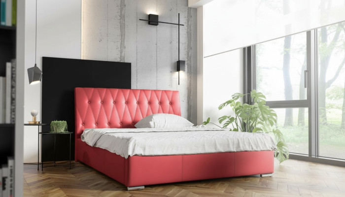 Doppelbett Bettrahmen Ehebett Bettgestell Bett Polsterbett Betten Polyester Neu