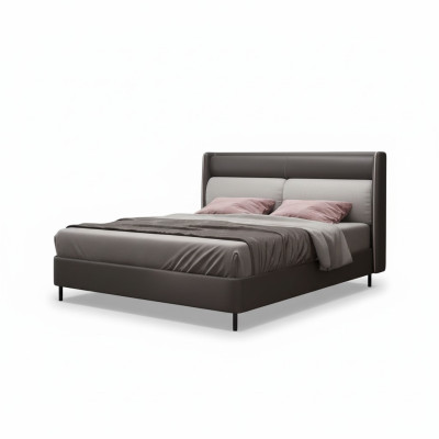 Design Bett Betten 180 x 200cm Dubai Doppel Hotel Holz Schlafzimmer