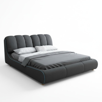 Design Holz Modern Bett 180x200 Schlafzimmer Ehe Luxus Hotel Betten
