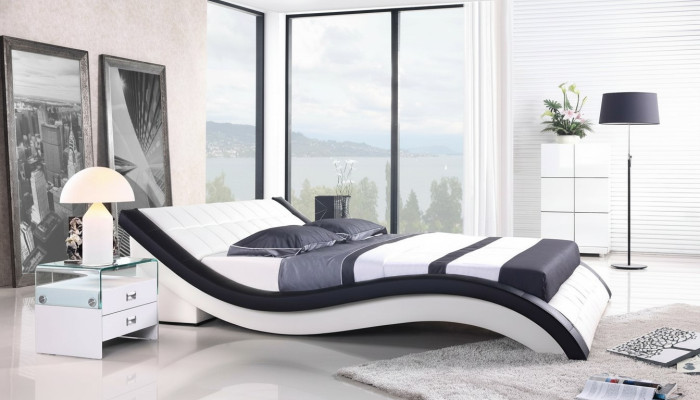 Doppel Hotel Betten Ehe Schlafzimmer Textil Bett Polster Design Luxus
