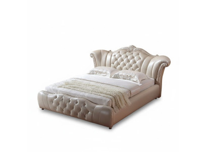 Design Chesterfield Bett Textil Samt Polster Hotel Leder Betten Schlafzimmer