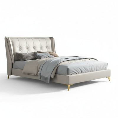 Betten Leder Hotel Luxus Polster Italienische Möbel Designer Bett Schlafzimmer