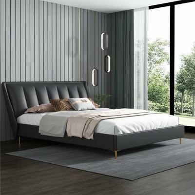 Betten Textil Hotel Luxus Polster Sitz Stoff Italien Designer Bett Schlafzimmer