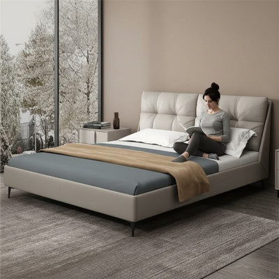 Betten Textil Leder Hotel Luxus Polster Samt Stoff Designer Bett Schlafzimmer