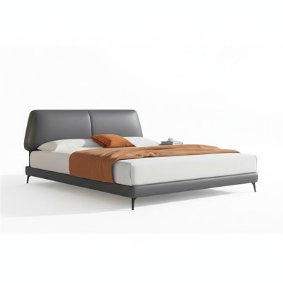 Design Luxus Doppel Hotel Betten Ehe Leder Luxus Schlafzimmer Bett