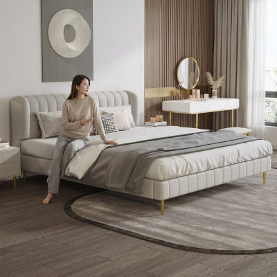 Betten Doppel Schlaf Zimmer Luxus Chesterfield Designer Bett Leder Hotel