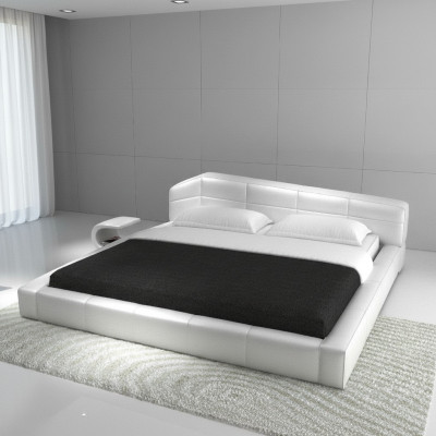 Modernes Hotel Gestell Schlaf Zimmer Luxus Leder Design Bett Doppel