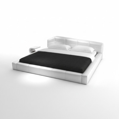 Modernes Hotel Gestell Schlaf Zimmer Luxus Leder Design Bett Doppel
