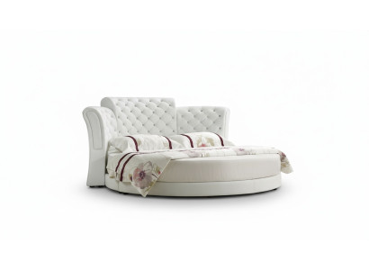 Chesterfield Rund Bett Möbel Polster Betten Schlafzimmer Möbel Lederbett Hotel