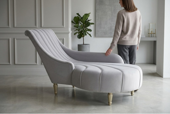 Chaiselounge Antik Stil Sofa Liege Couch Liegen Chaise Textil Modern 2080 Möbel