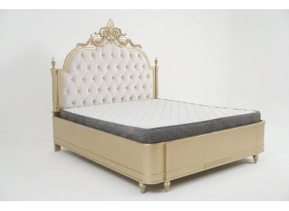 Chesterfield Holz Doppelbett Betten Design Polster Bett Ehe Schlafzimmer 180x200