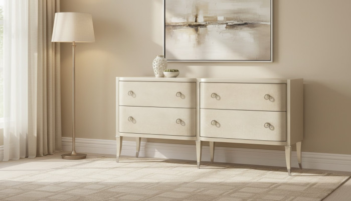 Moderne Kommode Luxus Italien Design Möbel Polster Holz Konsole Sideboard Low