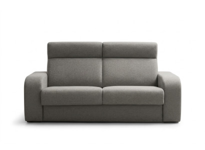 Moderne Design Luxus Sofa 2 Sitzer Möbel Wohnzimmer Design grau Textil alfitalia