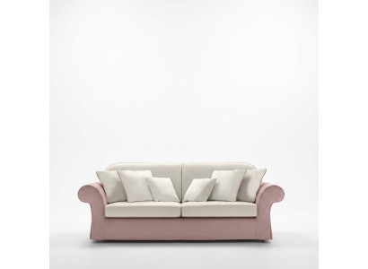 Klassische Polstermöbel Sofas Design Luxus Couch Sofa Textil Sofas Rosa 3 Sitzer