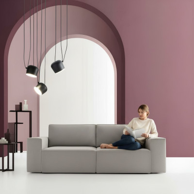 Sofa Polster Sofas Couchen 3er Textil Schlafsofa Bett alfitalia 3 Sitzer Couch