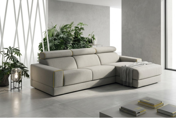Ladestation Eckcouch Sofa Couch Sofas Couchen Garnitur Möbel Stoff alfitalia Neu