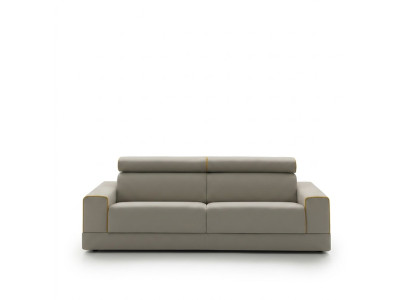 Design Grau Sofa 3 Sitzer Wohnzimmer Stoff Couch Sofa Polster Sofas alfitalia