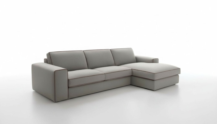 Stoff L-Form Couch Wohnlandschaft Ecksofa Modern Design Sofa Focus alfitalia