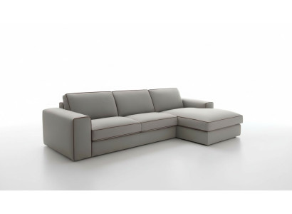 Stoff L-Form Couch Wohnlandschaft Ecksofa Modern Design Sofa Focus alfitalia