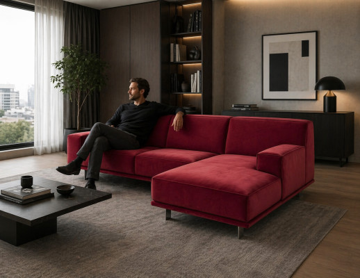 Wohnlandschaft Sofas Eckcouch Textilpolster Design Ecksofa Couch Sofa alfitalia