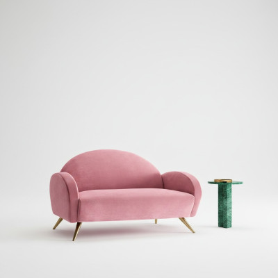 Design Büro Office Kanzlei Bank Couchen Sofa 2 Sitzer Couch Polster Stoffsofa