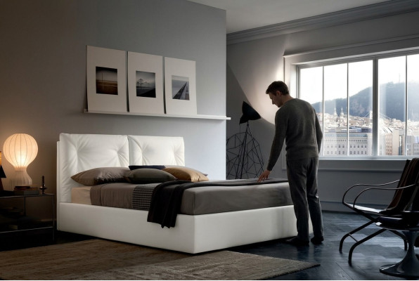 Luxus Betten Schlaf Zimmer 160 x 200 cm Design Textil Bett Polster Doppel Hotel