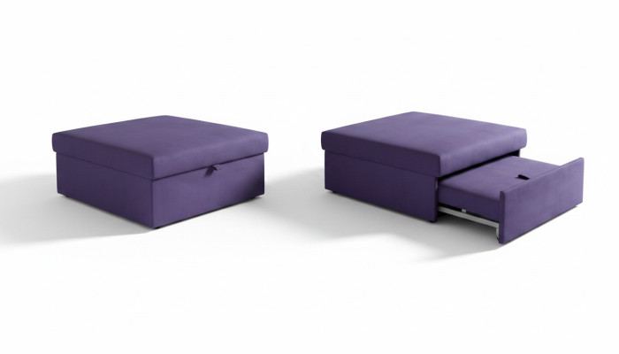 Hocker Design Polster Fußhocker Ottomane Sitz Textil Chaise Club Lounge Pufa