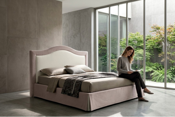 Bett Polster Design Luxus Doppel Hotel Ehe Schlaf Zimmer Textil 180x200cm Betten