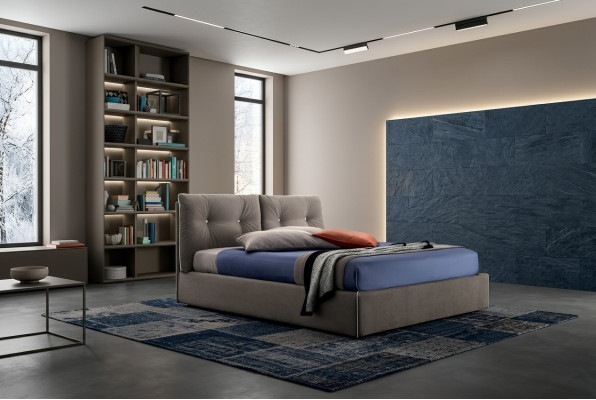 Doppel Betten Holz Design 180x200cm Neu Luxus Bett Schlafzimmer Textil Polster