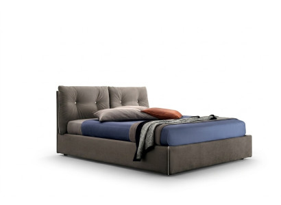 Doppel Betten Holz Design 180x200cm Neu Luxus Bett Schlafzimmer Textil Polster