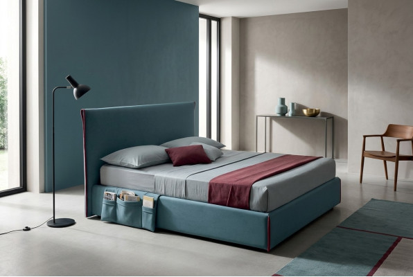 Design Hotel Möbel Italien Möbel Luxus Betten Doppelbett 180x200 cm Modern Style