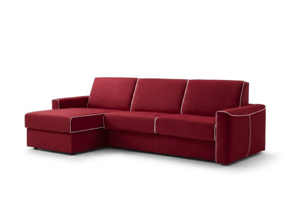 Ecksofa Modern Design Sofa Focus Stoff L-Form Couch Wohnlandschaft Italien Möbel