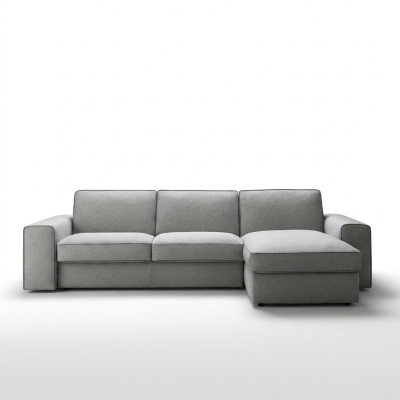 Moderne Luxus Ecke Textil Holz Sofa L-Form alfitalia Design Polster Wohnzimmer