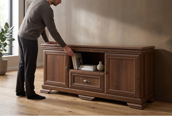 Klassisch Holz Kommode Sideboard Kommoden Low Boards Wohnzimmerschrank Neu