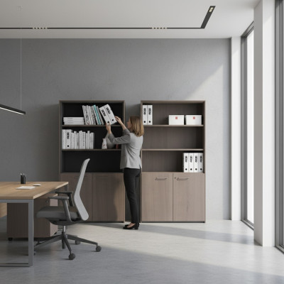 Möbel Einrichtung Regal Regale Holz Design Neu Aktenschrank Schrank Büro System