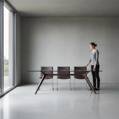 Designer Möbel Tische Einrichtung Arbeits Schreib Büro Tisch Luxus Klasse Holz