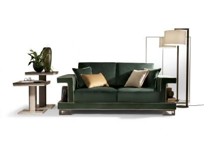 Luxus Sofa 2 Sitzer Möbel Design Polster Textil Sofas Couchen neues Doppelsofa
