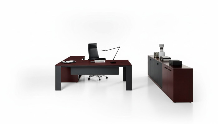 Design Schreibtisch Italienische Möbel Einrichtung Tisch Computermöbel Frezza