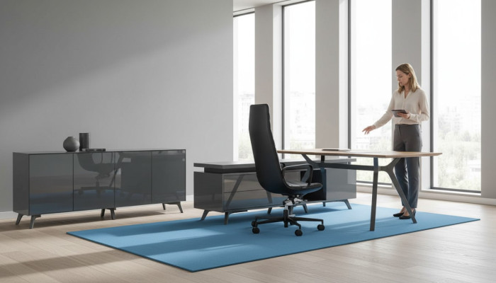Design Schreibtisch Italienische Möbel Einrichtung Computermöbel Tisch Frezza