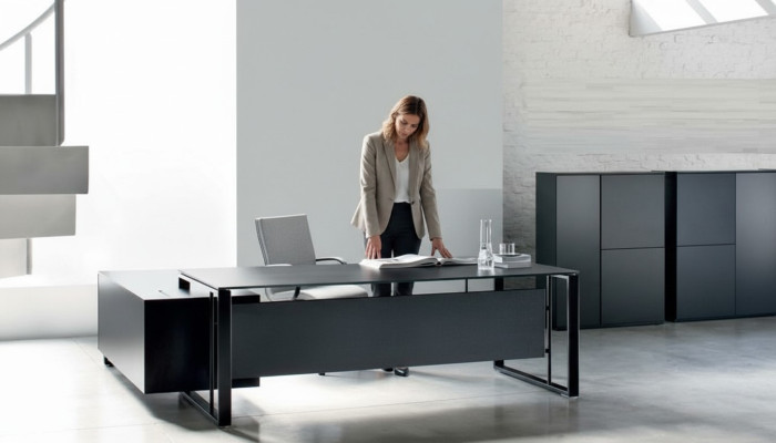 Schreibtisch Arbeitstisch Bürotisch Tisch Computertisch Eckschreibtisch Frezza