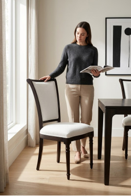 Polster Stühle 1x Sessel Wohn Ess Zimmer Textil Designer Stuhl Luxus Lehnstuhl
