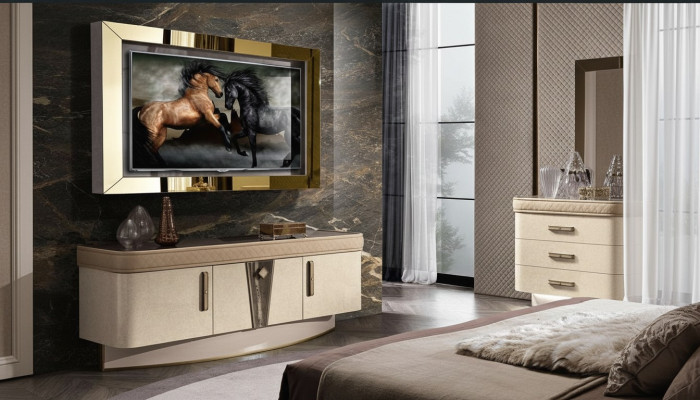 Set Modern Wohnwand Kommode RTV Wohnzimmer Wohnwände Wohnzimmer Set TV-Rahmen