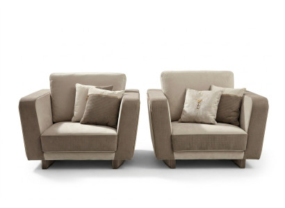 Design Lounge Club Relax Sessel Stuhl Polster Fernseh leder Textil Holz Stoff