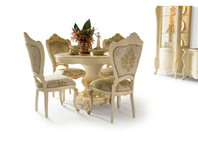 Esstisch Garnitur Esszimmer Möbel Einrichtung Gruppe Tisch + 4 Stuhl Set 5tlg.