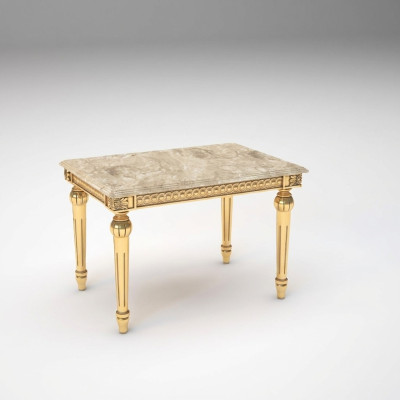 Beistelltisch Schlafzimmer Beistelltisch Klassische Design Möbel Holz Gold Neu