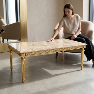 Couchtisch Beistell Tische Wohnzimmer Rechteckig Kaffee Luxus Design Couch Tisch