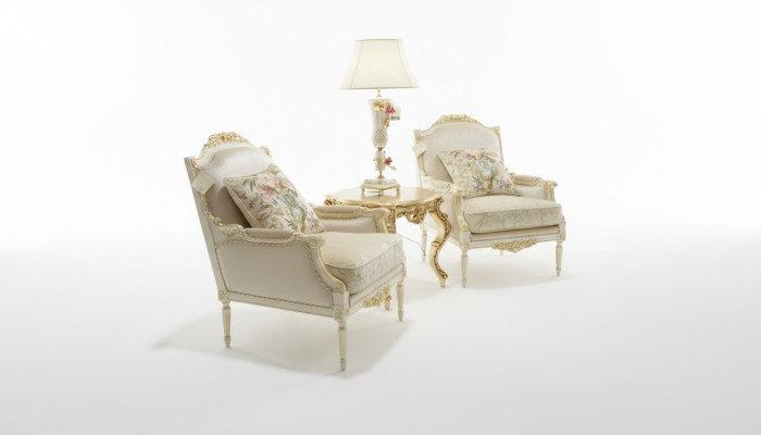 Einsitzer Thron Einsitzer Italienische Stil Designer Möbel Relax Club Neu Sessel