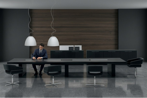 Tisch Büro Design Holz Besprechungs Konferenztisch Bürotisch Arbeitstisch Tische