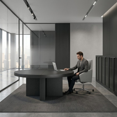 Bürotisch Besprechungstisch Konferenztisch Arbeitstisch Tisch Rundtisch Italien